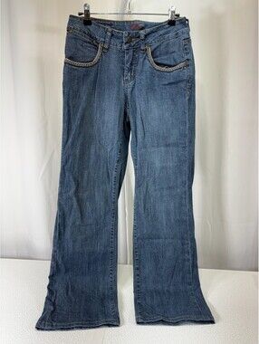 Worn Women's Blue Denim Jeans Size 4 235D